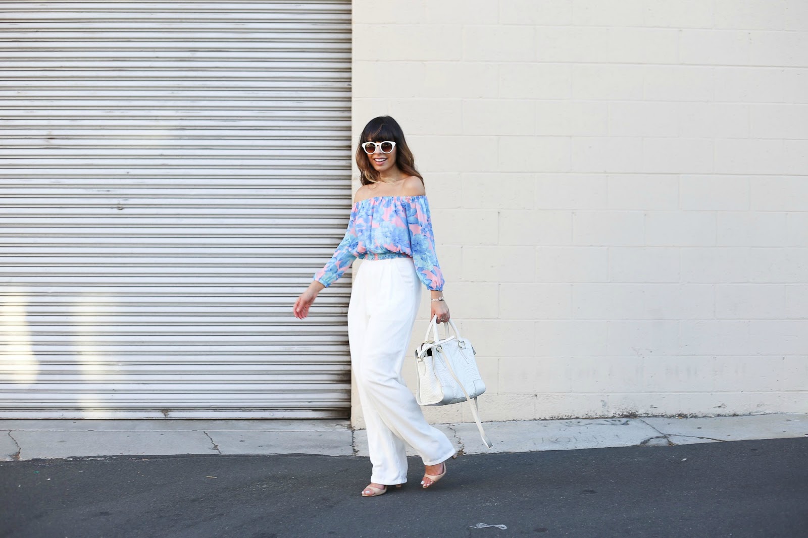 Stiletto Beats, ootd, outfit, resort wear, mink pink, bubble gum blossom blouse, her velvet vase, Pour La Victoire, zara,