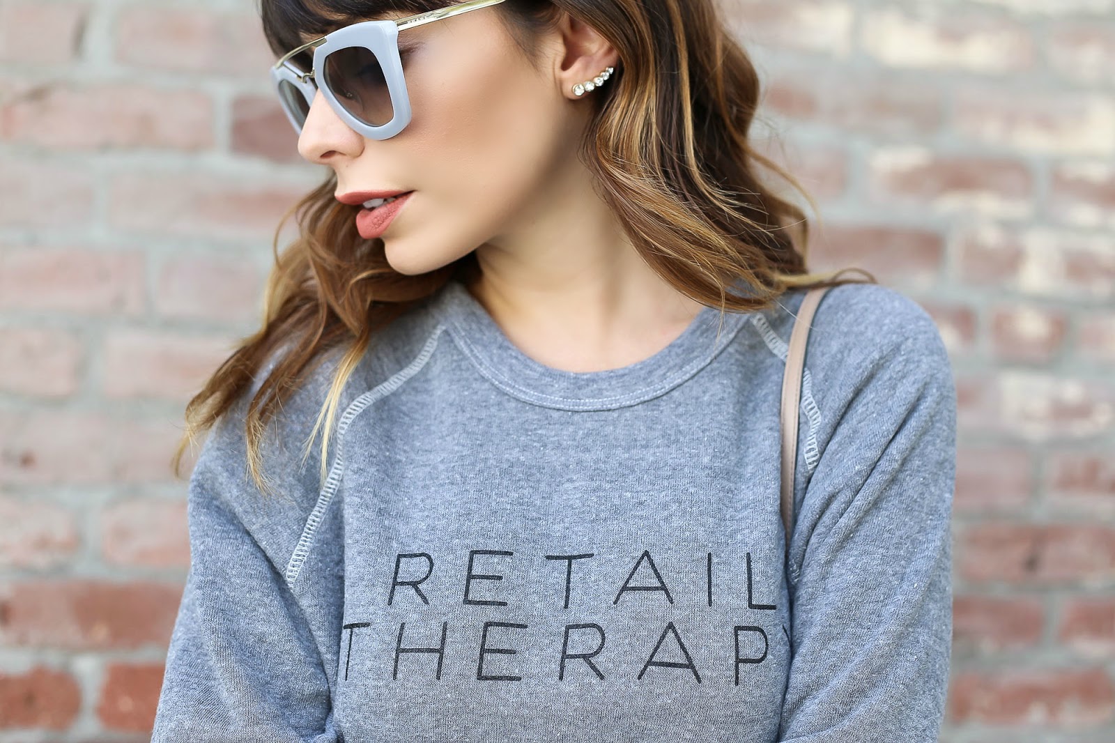 Stiletto Beats, ily couture, retail therapy, sweater, fringe, just fab, zara, prada sunglasses, vince, neutrals, fall 2015,
